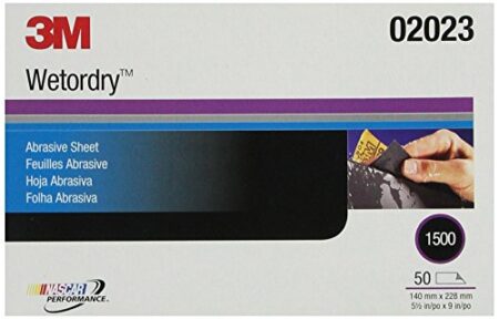 3M™ Wetordry™ Abrasive Sheet, 138 mm x 230 mm, P1500, 02023/02048