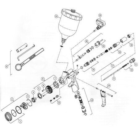 devilbiss dv1 parts diagram