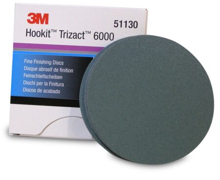 3M™ Trizact™ Hookit™ Foam Abrasive Disc 443SA, 150 mm, Plain, P6000, 51130