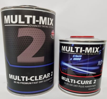 Multi-Mix MULTI-CLEAR 2K HS Clearcoat 1.5L AIR DRY KIT