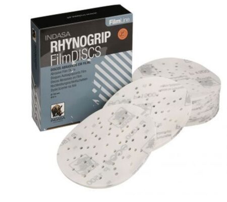 Indasa P1500 Rhynogrip Ultravent Film Disc,150mm, Pack of 50